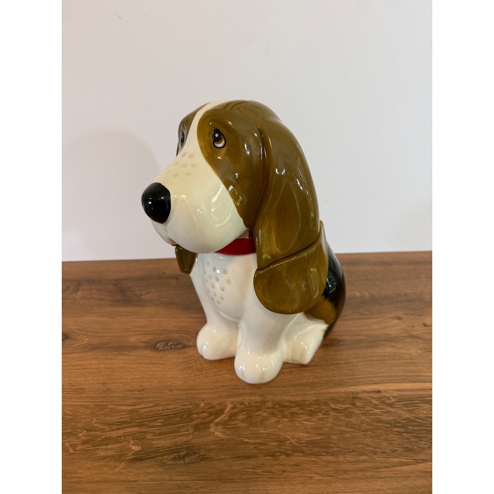 The Pioneer Woman Charlie the Basset Hound Ceramic Cookie Jar Retired 82319.01